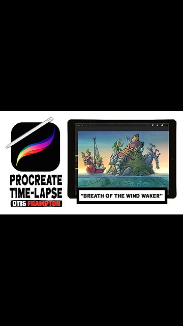 THE LEGEND OF ZELDA Procreate Time-Lapse!