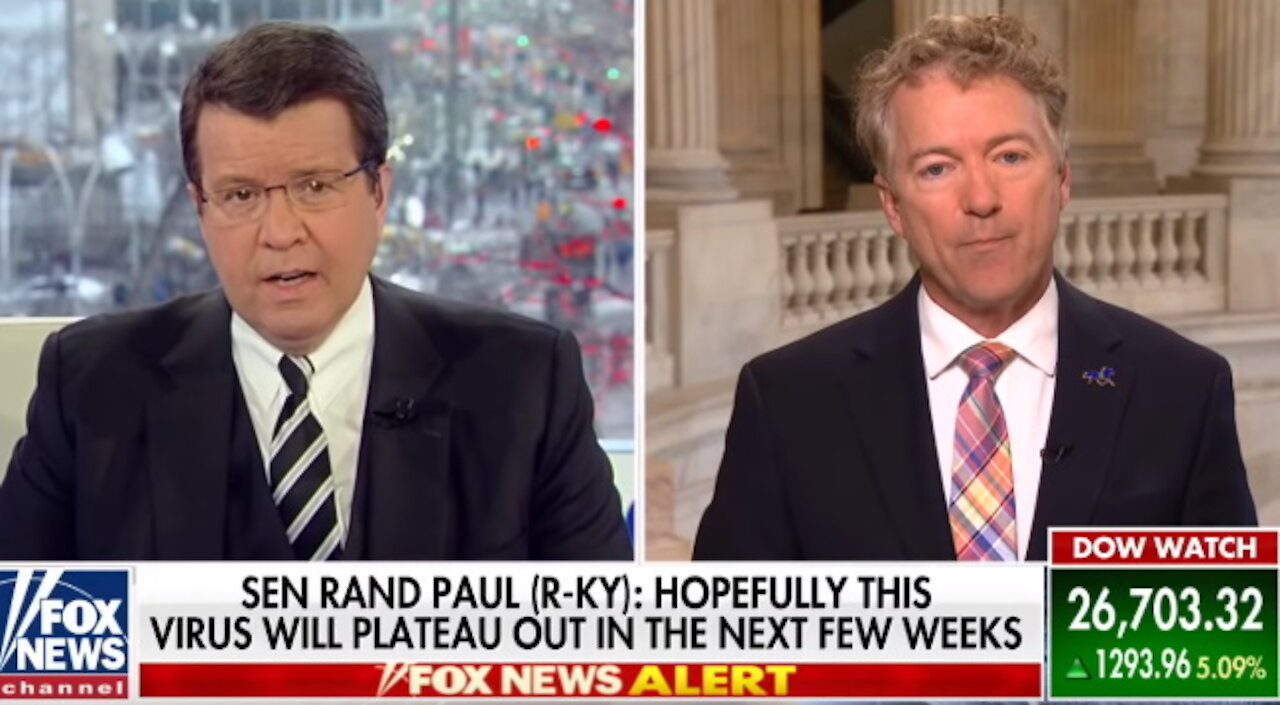 Senator Rand Paul gives optimistic take on coronavirus fears