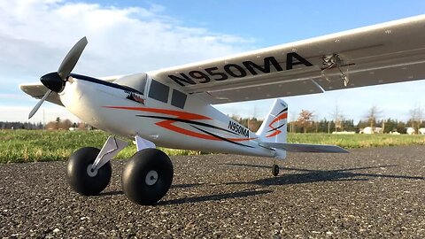 E-flite UMX Timber STOL RC Plane With AS3X - 2S 550 BabbelBatt Fight Review