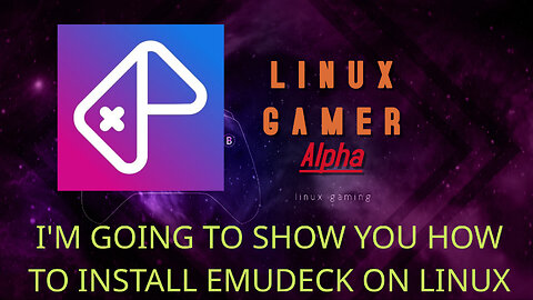 I'm going to show you how to install emudeck on linux