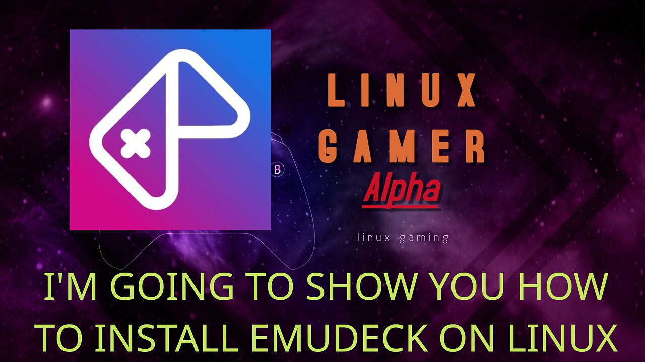 I'm going to show you how to install emudeck on linux