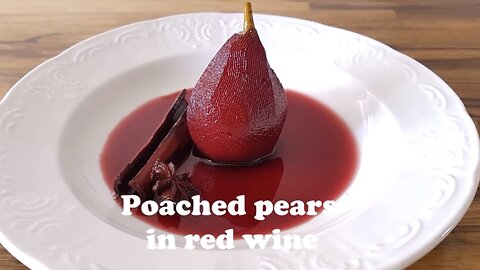 Pears in Red Wine Recipe