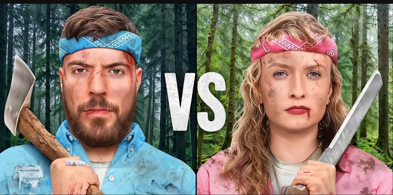 Men vs Women | Survive The Wildness for $500000