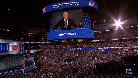 August 19, 2024 - A Rousing Reception for President Joe Biden on First Night of DNC