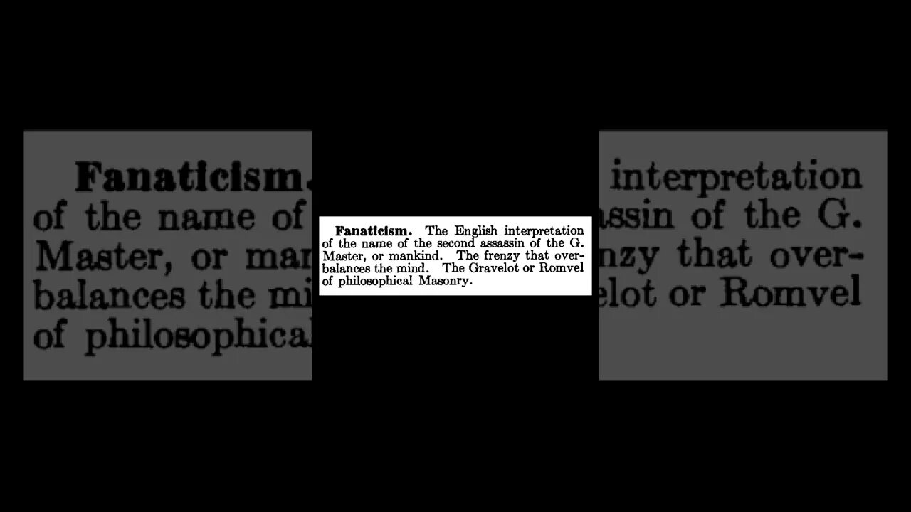 Fanaticism: Encyclopedia of Freemasonry By Albert G. Mackey