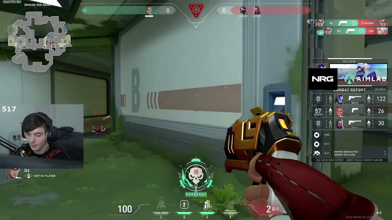 This is a 1v5 5 bullets pistol ace