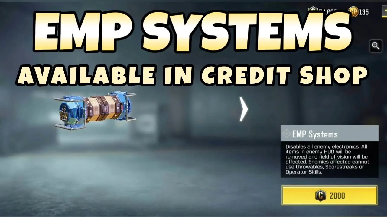 EMP Systems is now available in the Credit Shop! || Call of Duty: Mobile