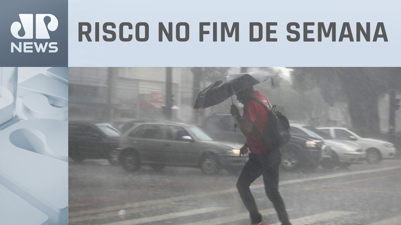 Estados e Distrito Federal estão em alerta para chuvas de granizo e ventos de até 100 km/h