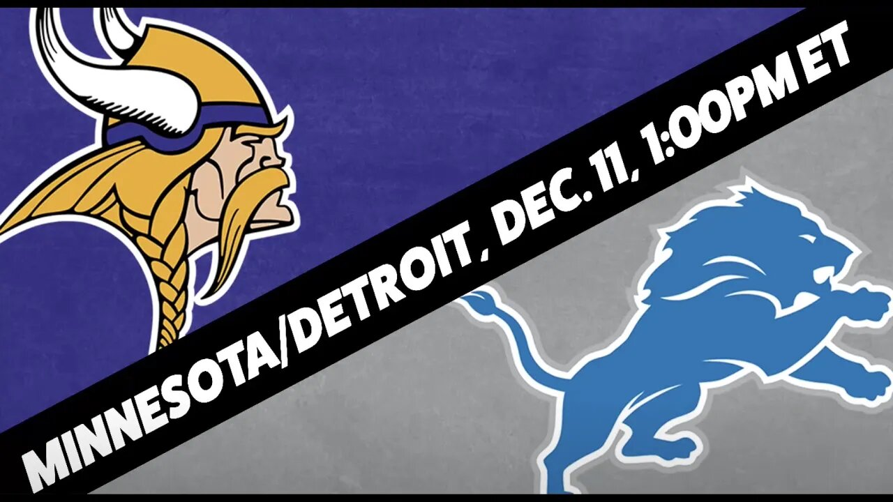 Minnesota Vikings vs Detroit Lions Predictions, Picks & Odds | NFL Week 14 Betting Advice Today