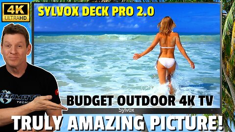 I TESTED THE CHEAPEST OUTDOOR 4K TV - SYLVOX DECK PRO 2.0 (2024)