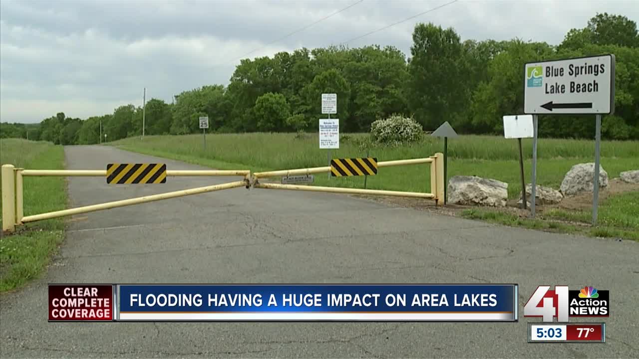 Flooding having a huge impact on area lakes