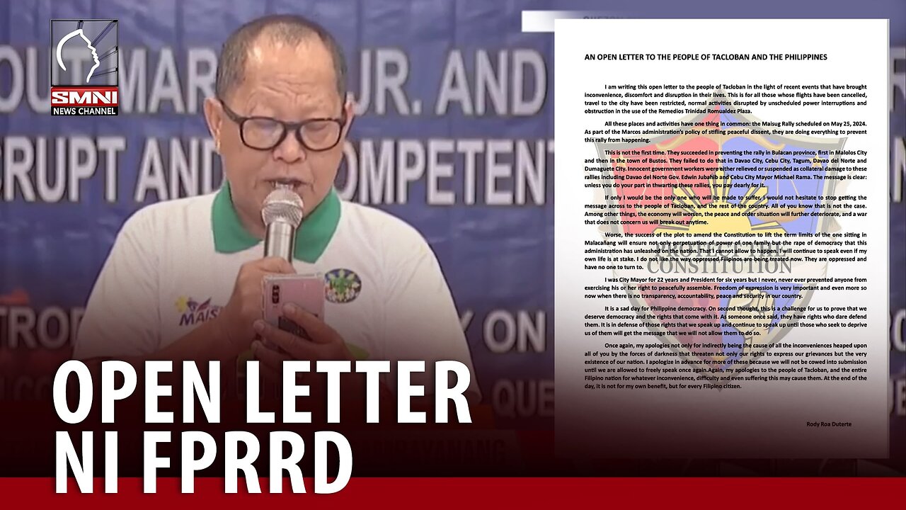 I will continue to speak even if my own life is at stake —FPRRD