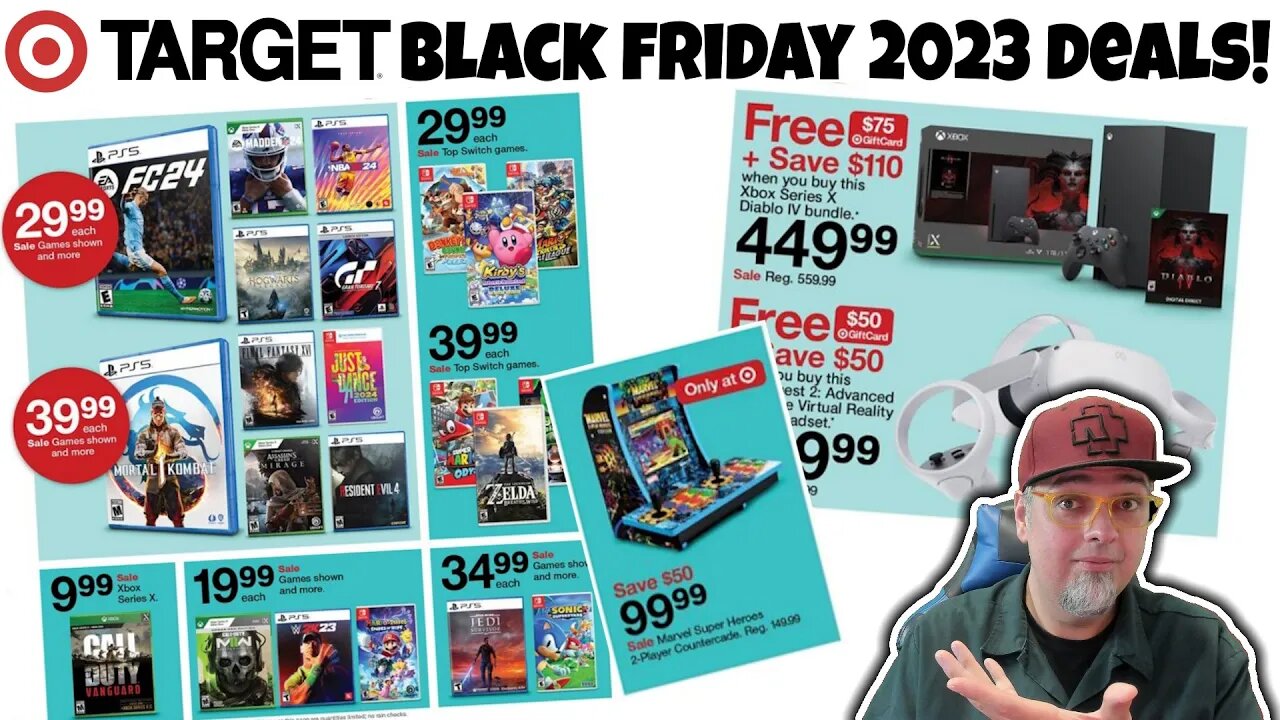 Holy Crap! Target Has Some AWESOME Black Friday 2023 Gaming Deals!