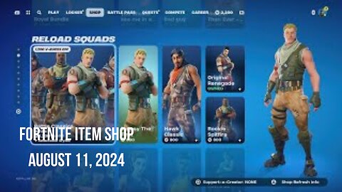 Fortnite Item Shop|August 11, 2024