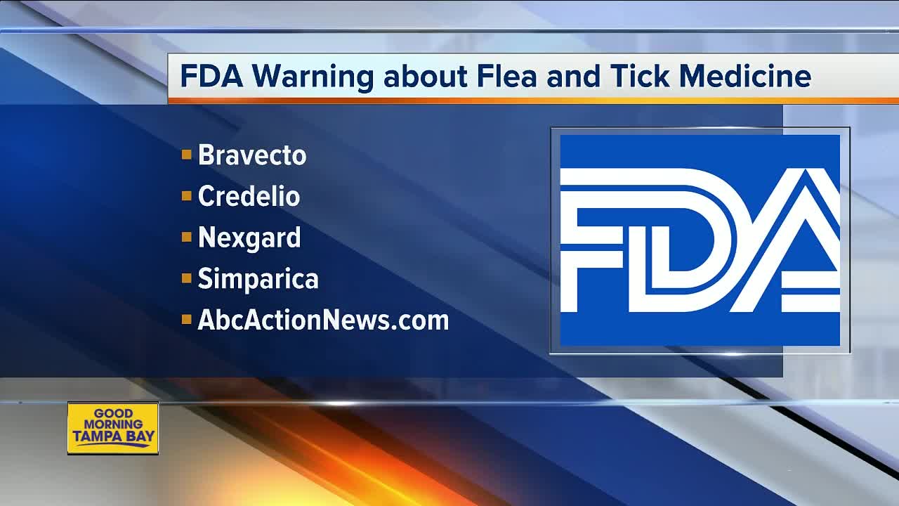 FDA: Your pets' flea and tick medicine could cause them neurological issues Sub-Headline: