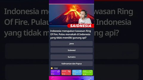 Pulau di Indonesia yang tidak memiliki gunung berapi 🌋 | Quizzland level 10 #part11