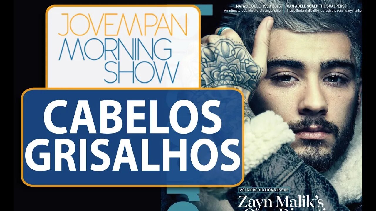 Na onda de Zayn Malik, moda agora são os cabelos grisalhos | Morning Show