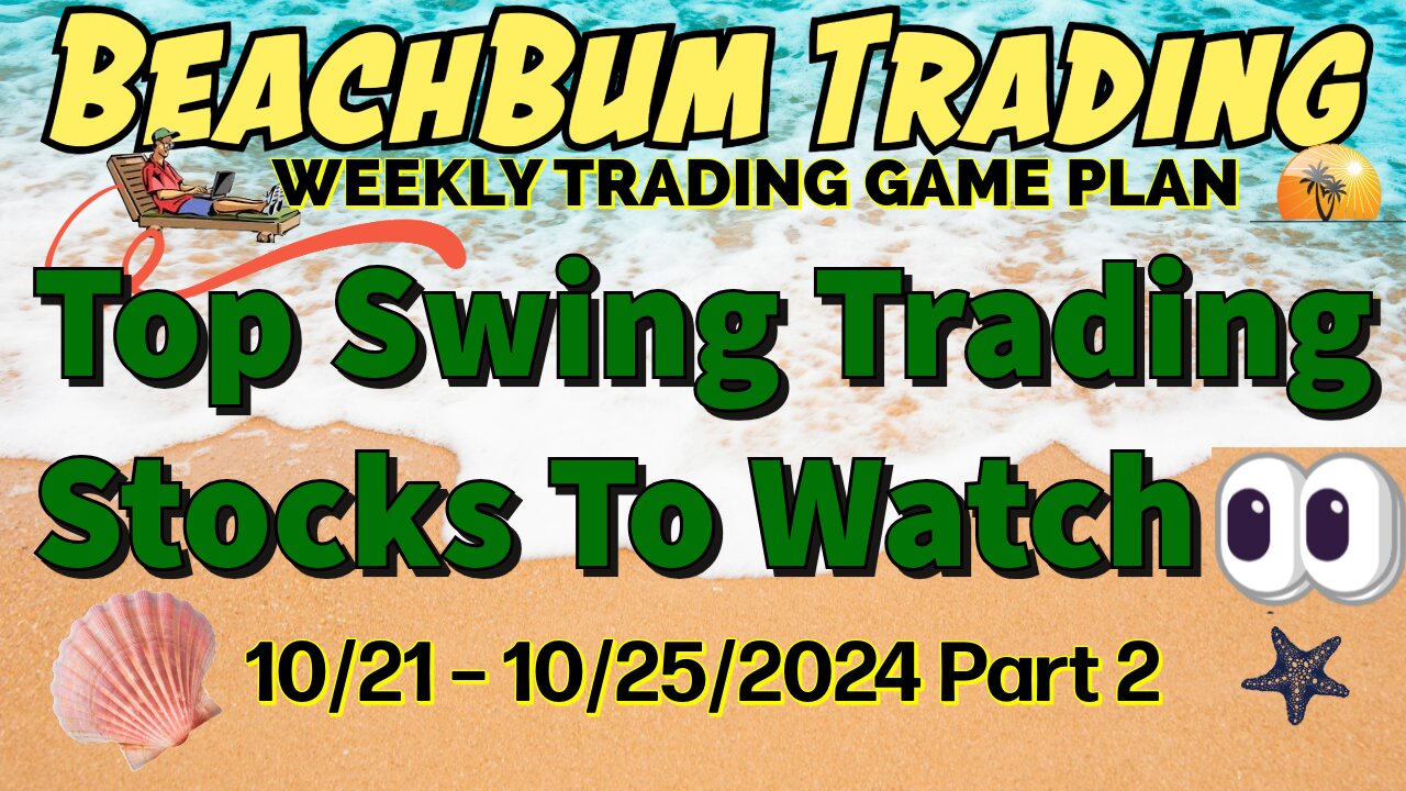 Top Swing Trading Stocks to Watch 👀 | 10/21 – 10/25/24 | SIRI YINN PERI SLP SSTK IMOS CELH & More