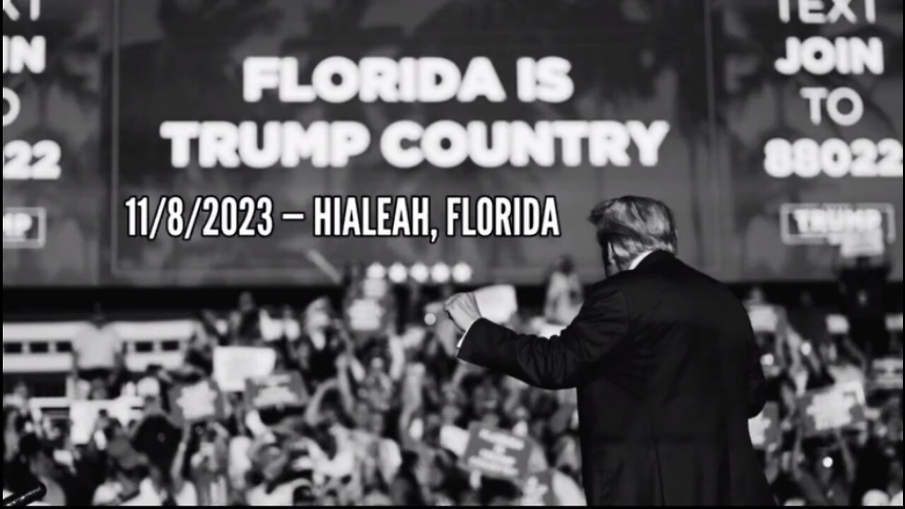 Trump - WE WILL ROCK YOU - HIaleah, Florida