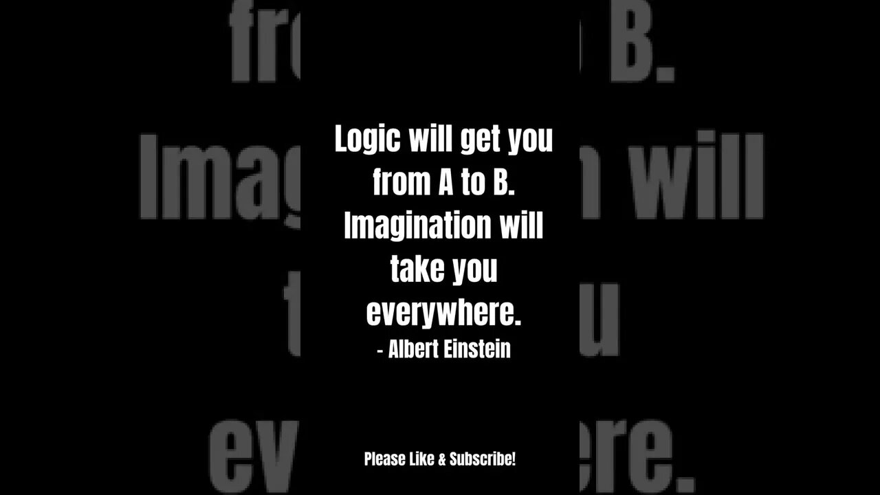 Logic or Imagination