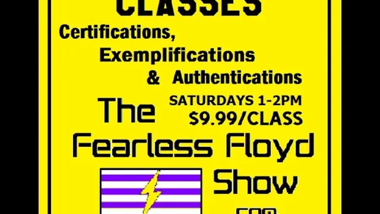 CLASSES BY THE FEARLESS FLOYD SHOW