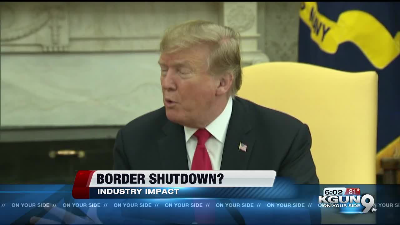Tucson businesses could lose sales if border closes