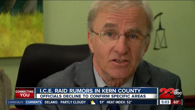 Kern County residents on high alert after rumored ICE raids