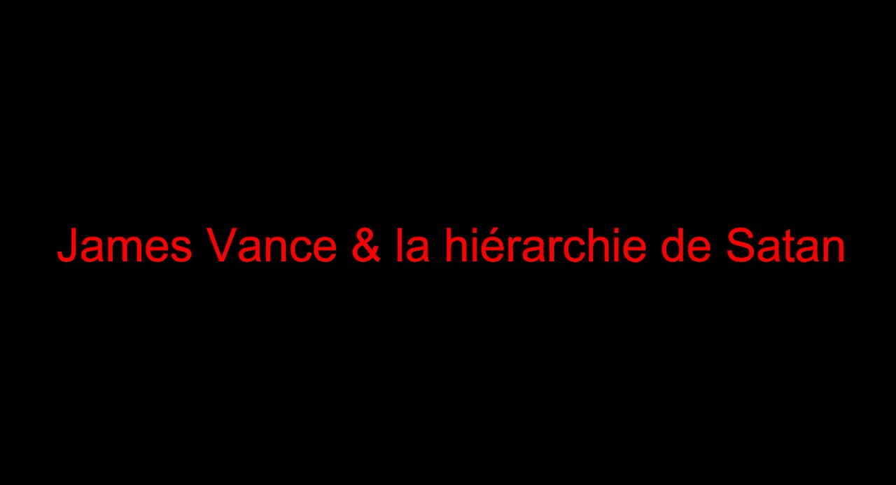 James Vance & la hiérarchie de Satan