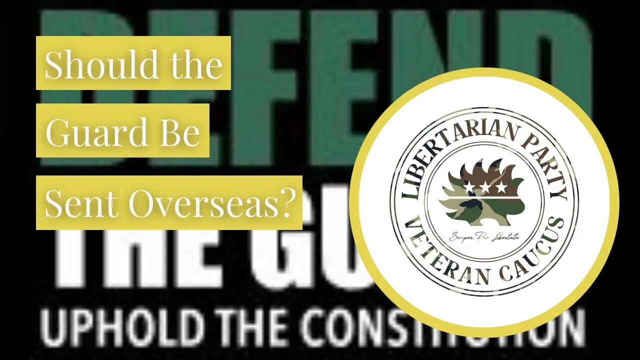 Sending the Guard Overseas Unconstitutional?