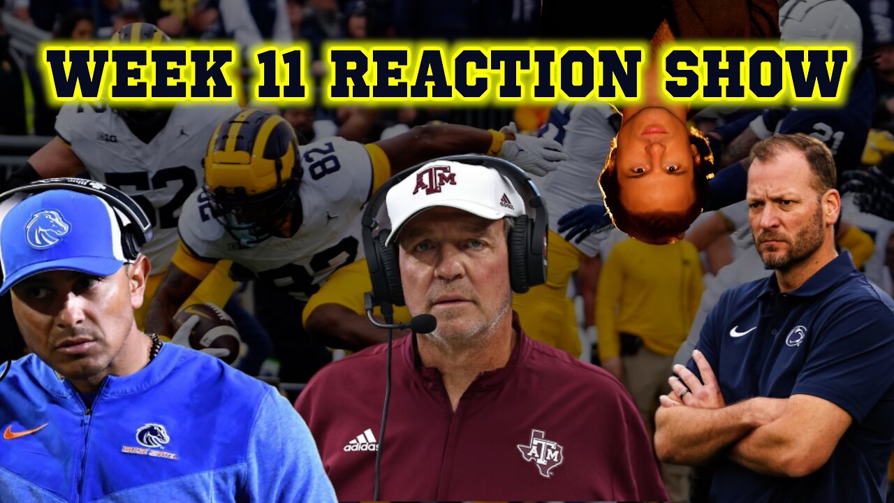 Week 11 College Football Gambling Reaction Show