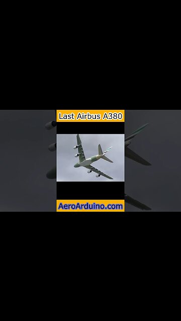 Last Built #Airbus A380 #Flying With Factory Outfit #Aviation #AeroArduino