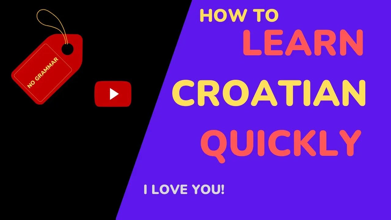 How to Learn Croatian the Easy Way! I like you. #learn #croatian #greetings