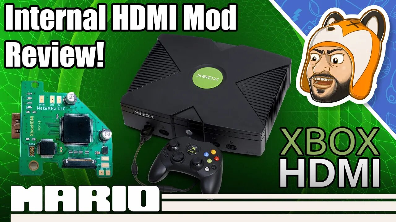 XboxHDMI Review - Internal HDMI OG Xbox Mod & Gameplay Showcase!