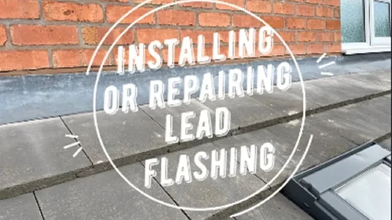 Installing or Repairing Lead Front Apron Roof Flashing