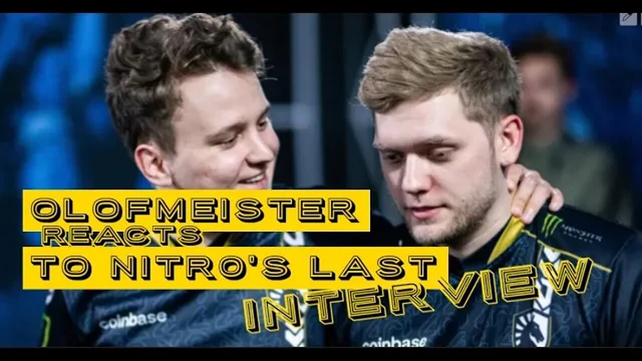 🔴nitr0 Leaves Liquid | IEM Dalas Interview 31.05.2023 olofmeister Reacts