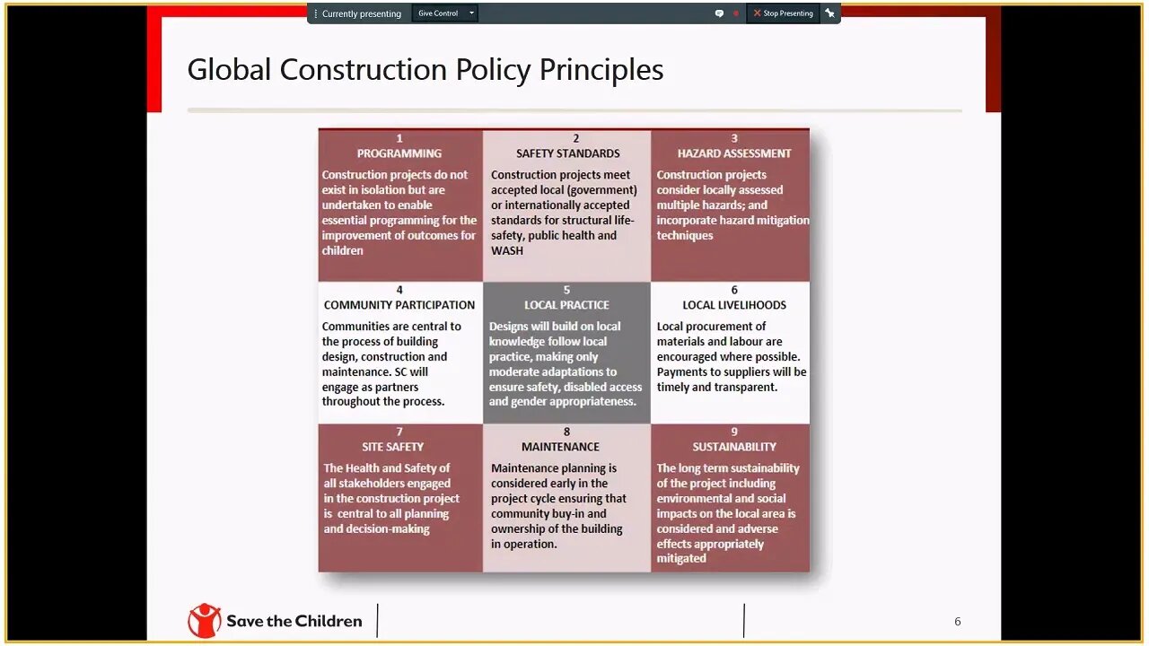 Introduction to SCI Construction Part 2 of 3 Policy Benchmark Standards and Tools