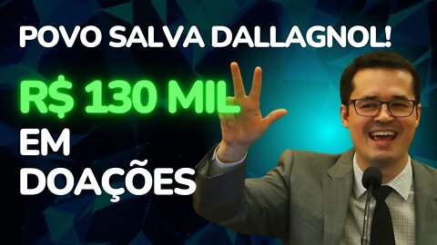 Deltan Dallagnol! R$130 mil reais em doações; Será que vão verificar a procedência do dinheiro ?