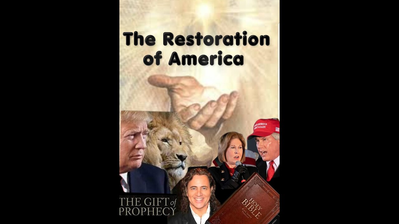 The Restoration of America! Knowing GOD has a SECRET PLAN TO END CORRUPTION IN THE WHITE HOUSE