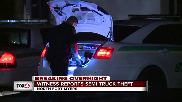Deputies investigating attempted truck theft in North Fort Myers