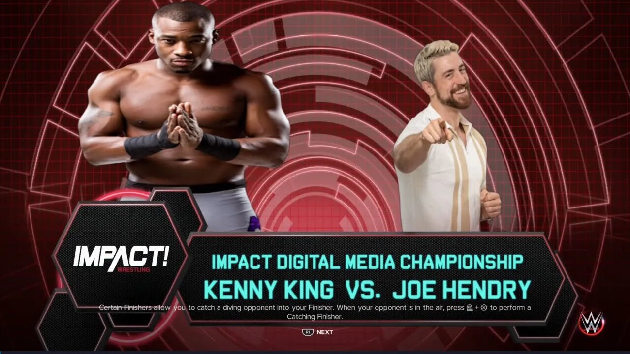 Slammiversary 2023 Joe Hendry vs Kenny King w/ Sheldon Jean for the Impact Digital Media Title