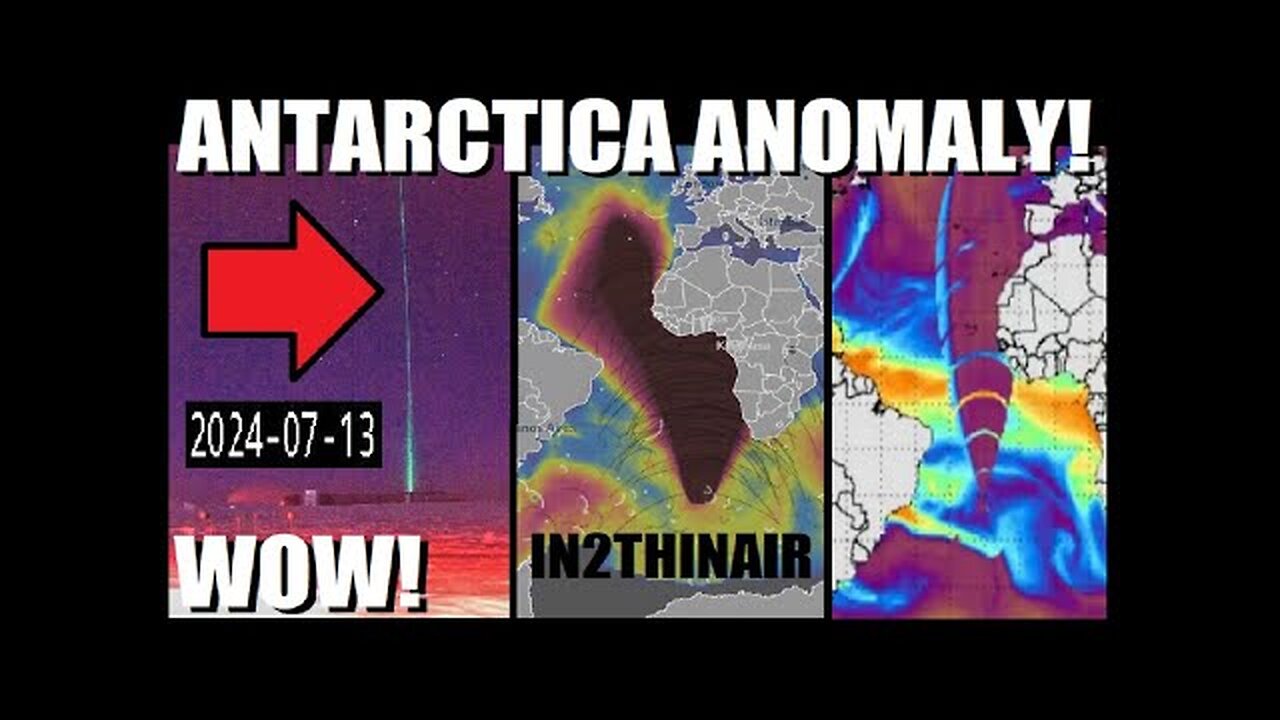 Antarctica Anomaly SAME DAY As Trump Shooting! Space Laser Discovered!