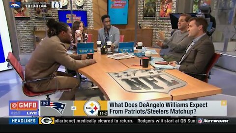 DeAngelo Williams Dresses Down Sports Talkers