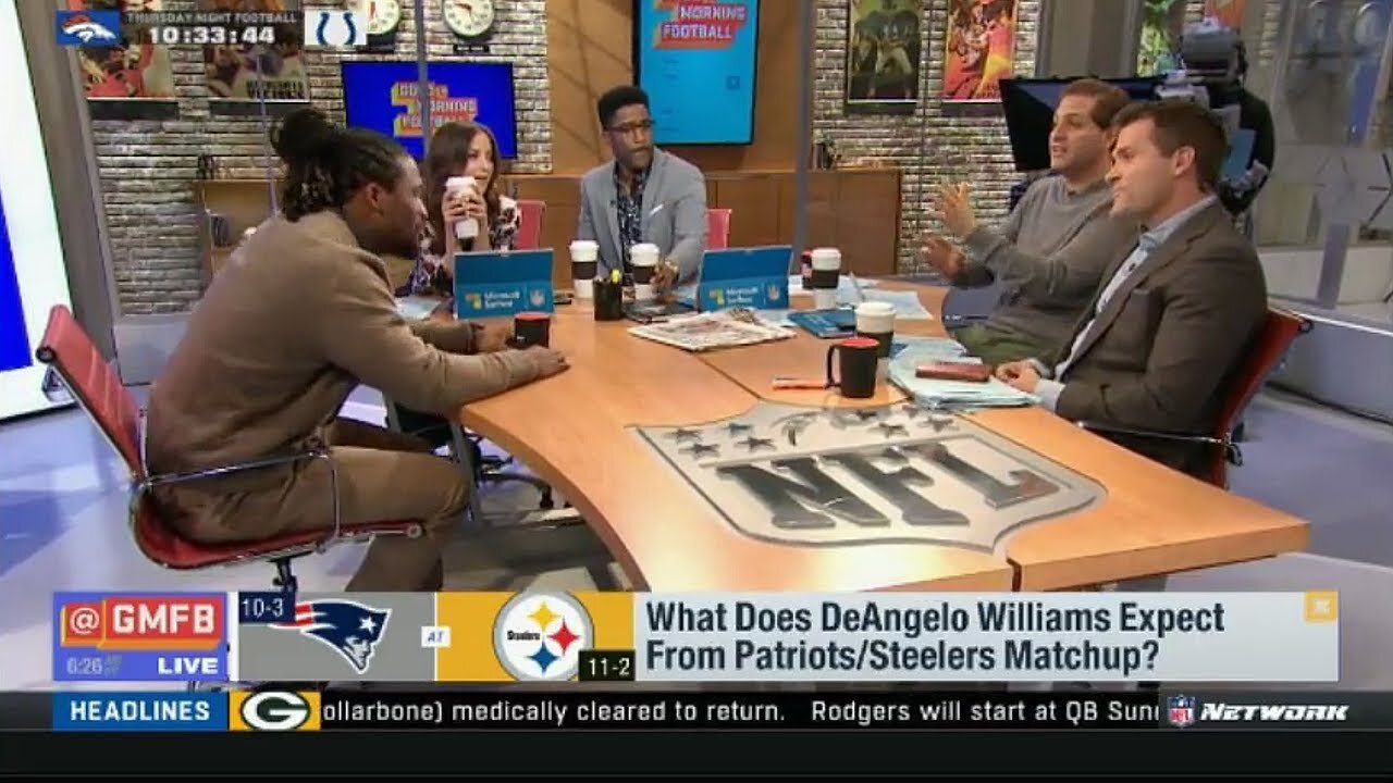 DeAngelo Williams Dresses Down Sports Talkers