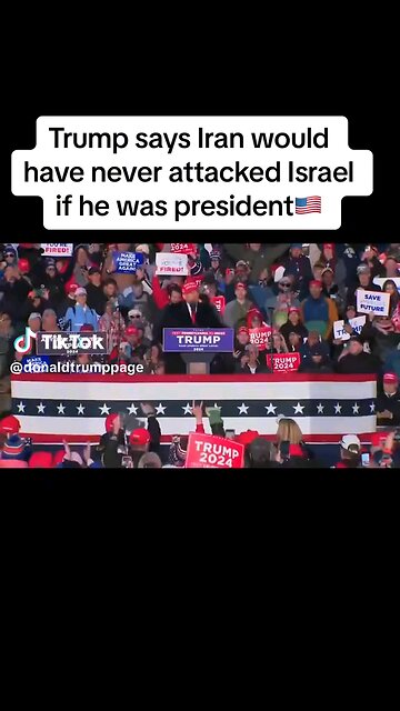 Trump says Iran would have never attacked Israel if he was president