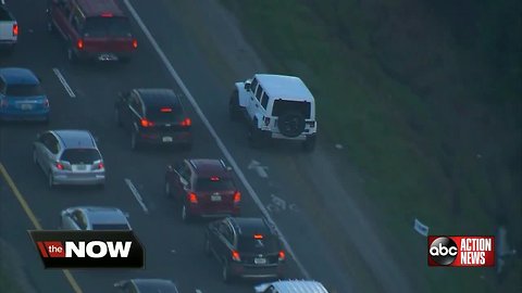 Caught on camera: Driver uses shoulder as lane in US 41 construction zone