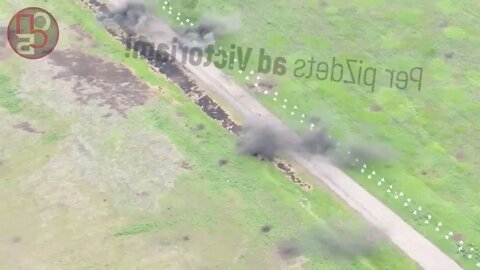 The work of mortars on the reconnaissance group of the Armed Forces of Ukraine