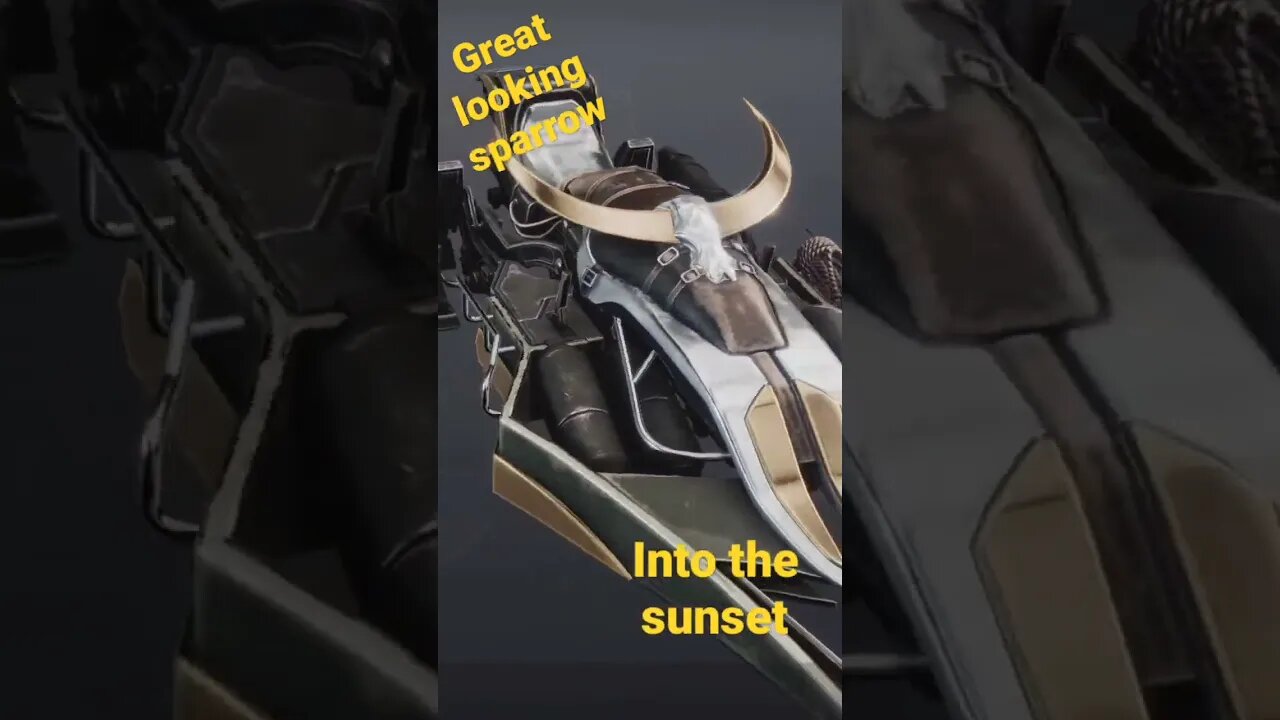 Into the sunset sparrow #destiny2