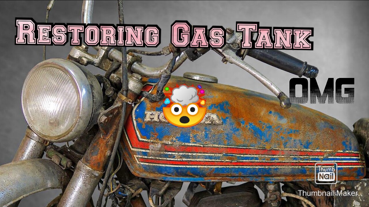 Restoring Gas Tank After 50 Years of Rusting_ Incredible Results!