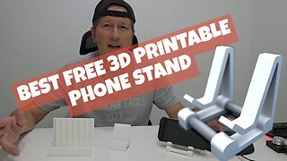 Best Free 3D Printable Phone Stand | Fancy, Functional & Easy to Adjust