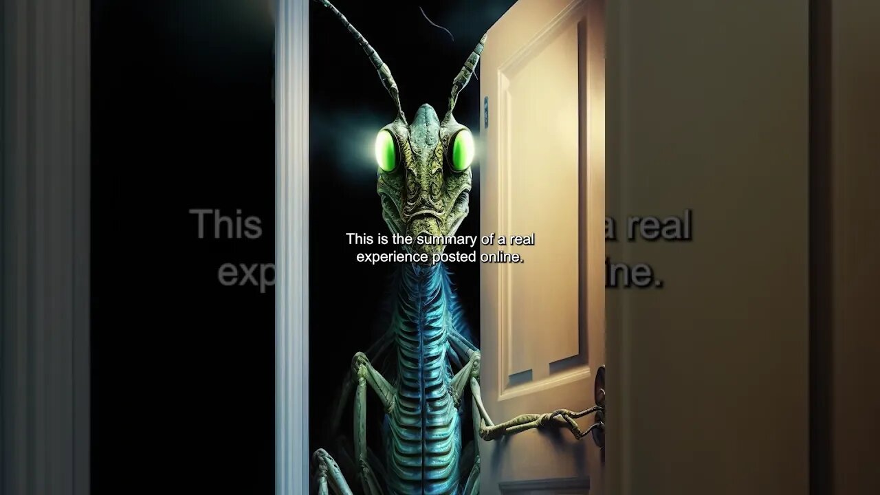 Encounter with Mantis Alien - Strange and Scary Stories